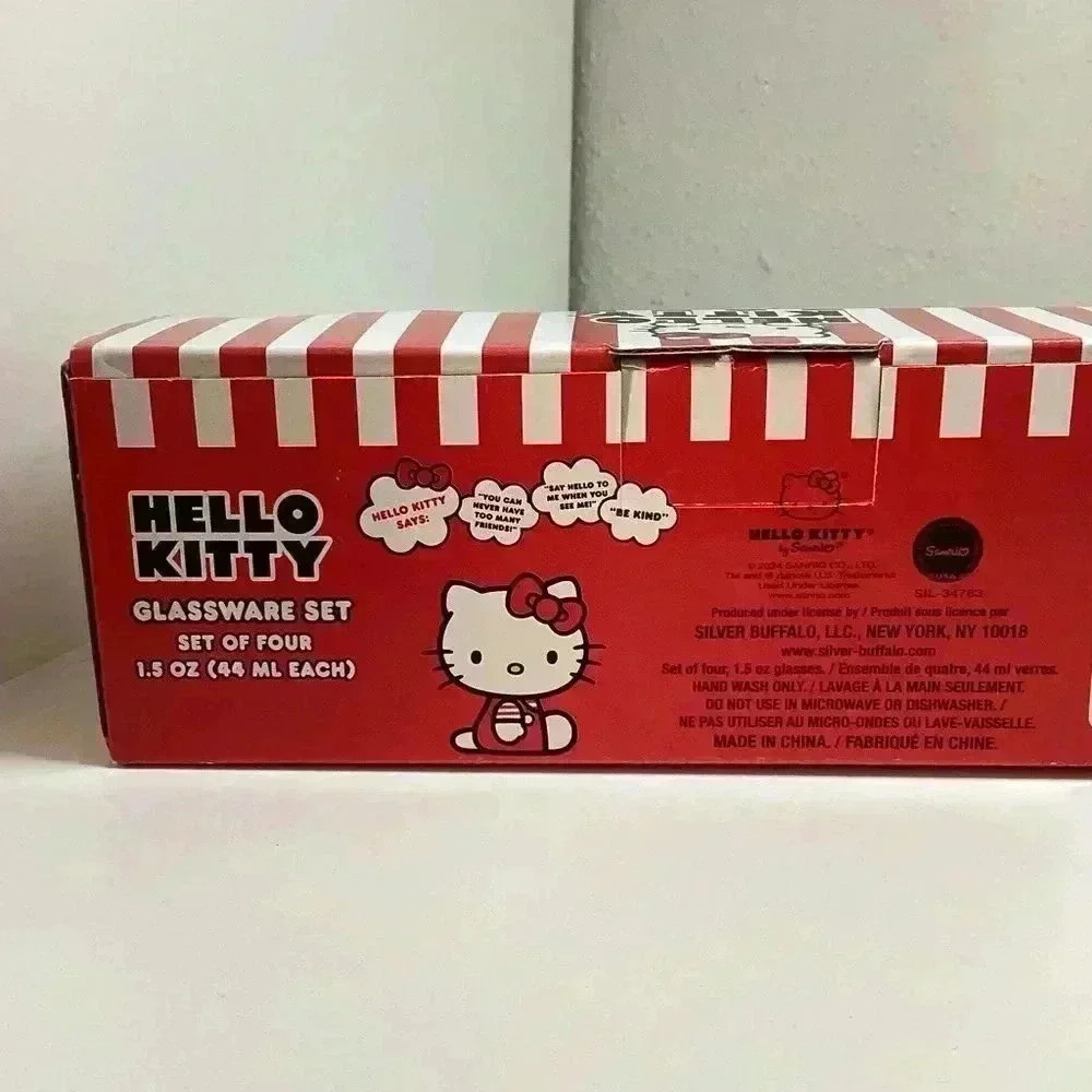 New! Hello Kitty Sanrio Shot Glasses - Picture 4 of 7
